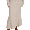 NORR SKIRT  FILINE KNIT LIGHT BEIGE