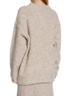 NORR TOP FILINE KNIT LIGHT BEIGE