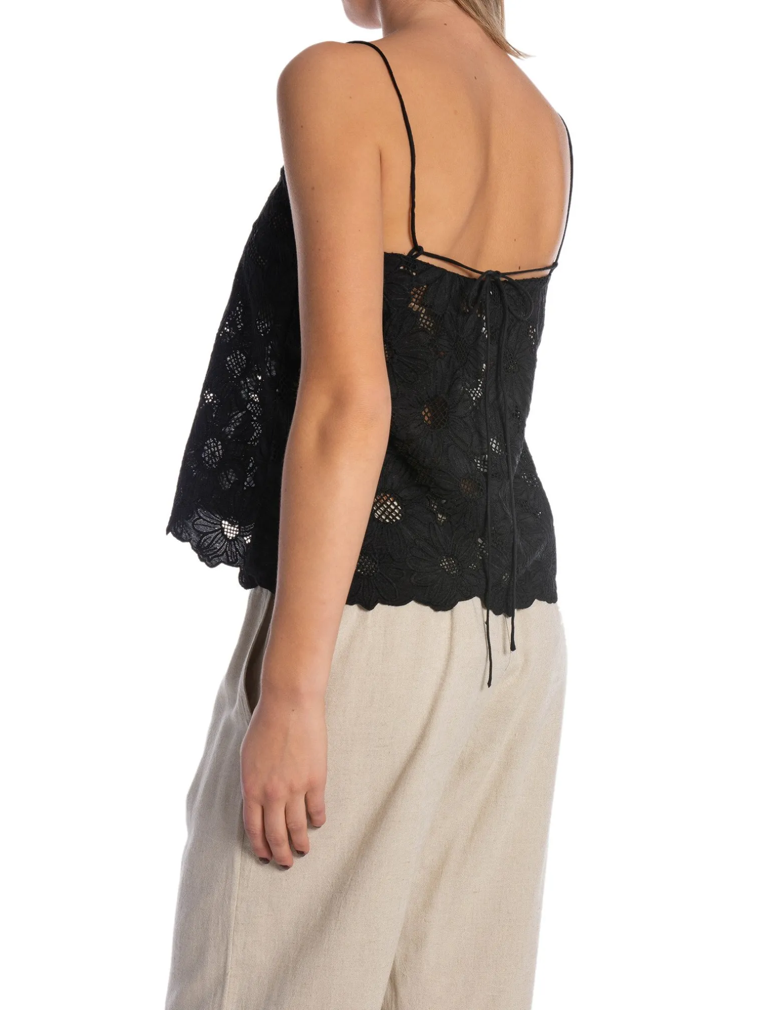 NORR TOP LOISA STRAP BLACK