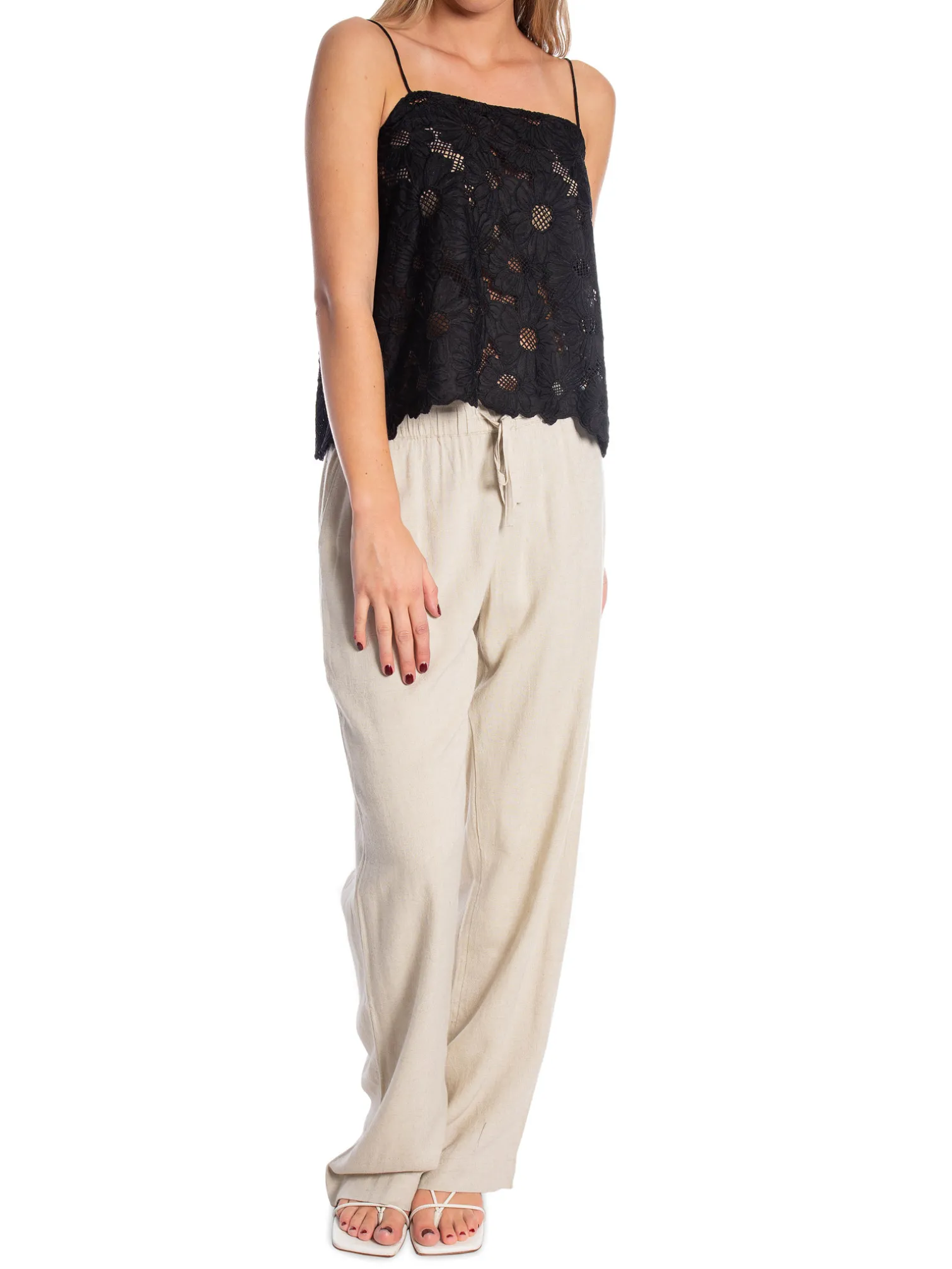 NORR TOP LOISA STRAP BLACK