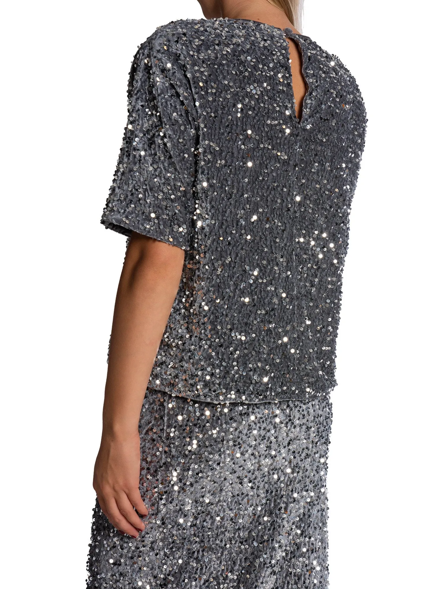 NORR TOP MILAN TEE SILVER