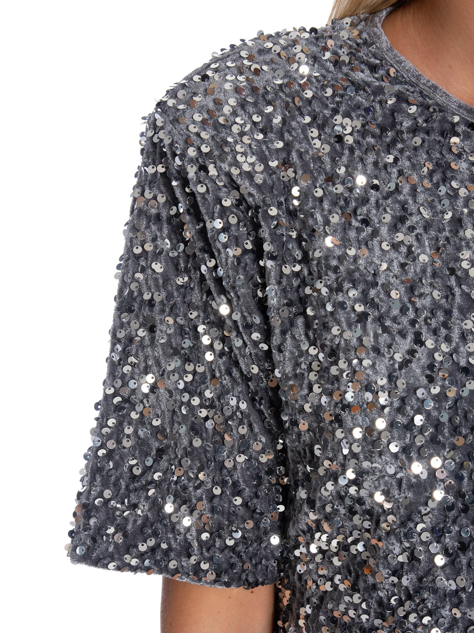 NORR TOP MILAN TEE SILVER