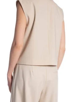 NORR VÄST KAMIN CROPPED BEIGE