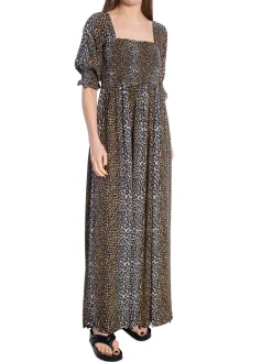 NOTES DU NORD DRESS TAYLOR LEOPARD