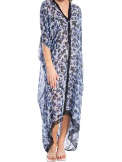 RODEBJER CAFTAN AGAVE VIOLET DITSY BLUE