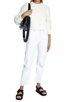 RODEBJER SWEATER VIOLET UNBLEACHED