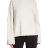 SAMSØE SAMSØE TOP MANDIE TURTLENECK WHITE ONYX