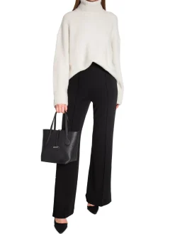 SAMSØE SAMSØE TOP MANDIE TURTLENECK WHITE ONYX