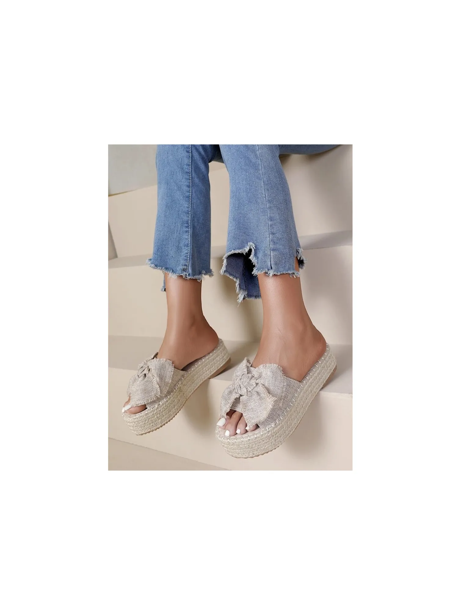 SANDELETT ESPADRILLES H8-870 BEIGE