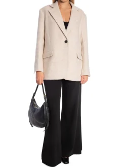 SECOND FEMALE BLAZER SERA BEIGE MELANGE