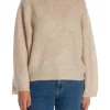 SECOND FEMALE SWEATER ANNELEEN KNIT O-NECK BRAZILIAN SAND
