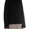 SECOND FEMALE SWEATER BROOKLINE KNIT RAGLAN O-NECK BLACK