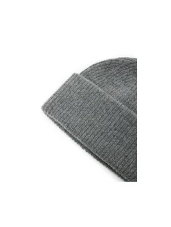 SELECTED FEMME BEANIE MARY KNIT LIGHT GREY MELANGE