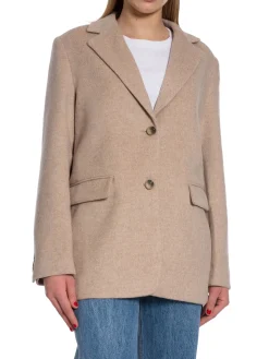 SELECTED FEMME BLAZER SASJA WOOL SANDSHELL