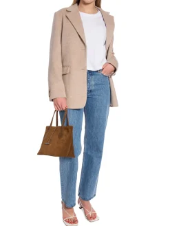 SELECTED FEMME BLAZER SASJA WOOL SANDSHELL