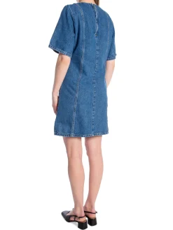 SELECTED FEMME DRESS RIE MEDIUM BLUE DENIM