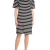 SELECTED FEMME DRESS TALA STRIPES BLACK