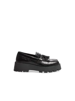 SELECTED FEMME LOAFER CORA KILTIE TASSLE POLIDO CHESTNUT