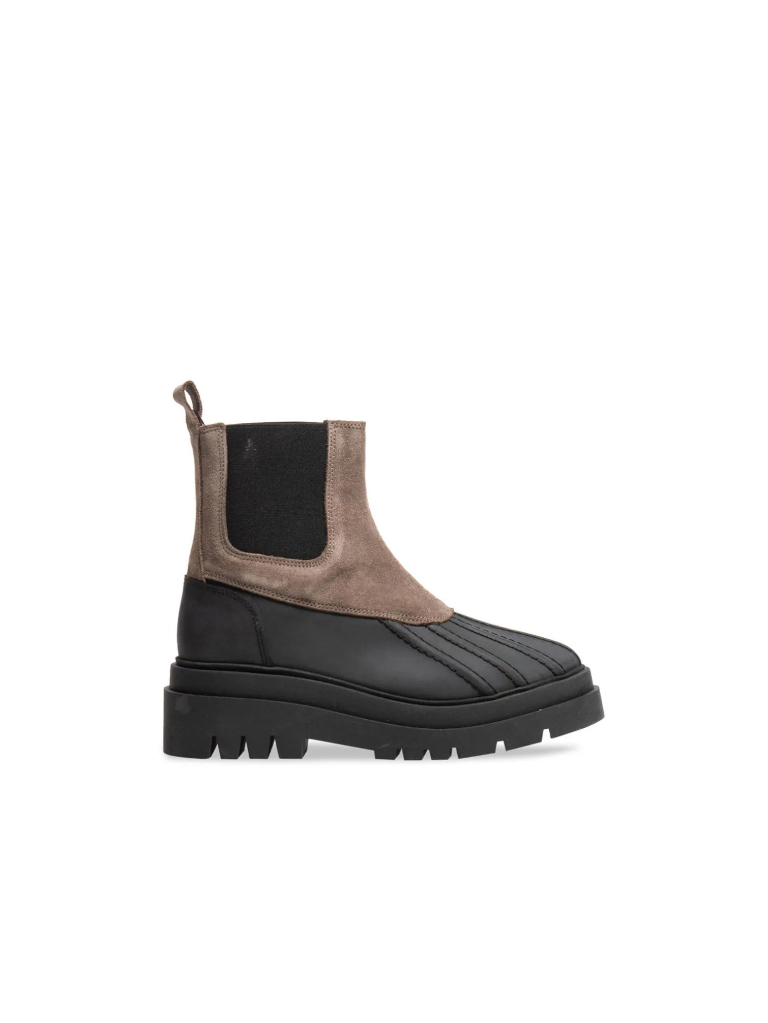 SELECTED FEMME LOW CHELSEA BOOTS AUDREY ALMOND