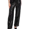 SELECTED FEMME PANTS ALAIA HW LONG SEQUINS BLACK