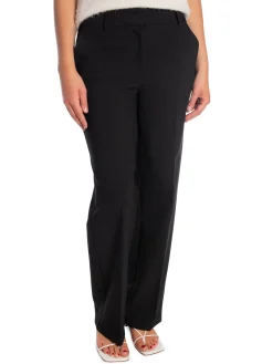 SELECTED FEMME PANTS FRITA MW WIDE PANT BLACK N