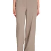 SELECTED FEMME PANTS TINNI RELAXED MW WIDE GREIGE