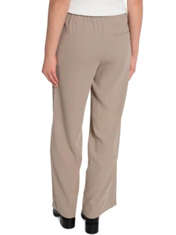 SELECTED FEMME PANTS TINNI RELAXED MW WIDE GREIGE