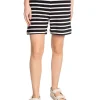 SELECTED FEMME SHORTS SLFTALA STRIPES BLACK