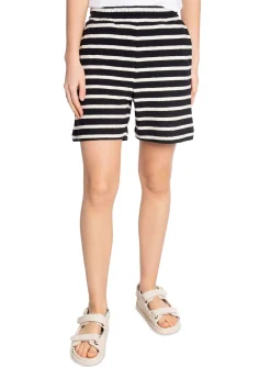 SELECTED FEMME SHORTS SLFTALA STRIPES BLACK