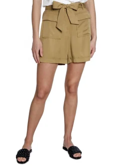 SELECTED FEMME SHORTS TAYLOR KELP