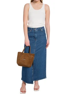 SELECTED FEMME SKIRT BELLA HW BLUE DENIM