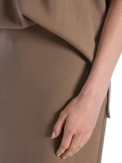 SELECTED FEMME SKIRT KARA GREIGE