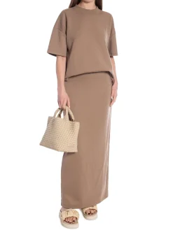 SELECTED FEMME SKIRT KARA GREIGE