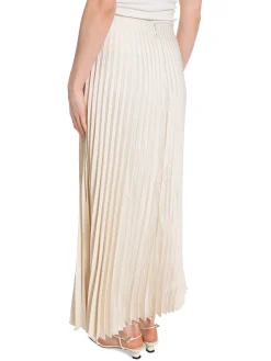 SELECTED FEMME SKIRT TINA HW ANKLE PLISSE BIRCH