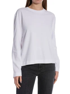 SELECTED FEMME TOP ESSENTIAL LS BOXY TEE