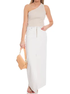 SELETED FEMME TOP ANNA OATMEAL MELANGE