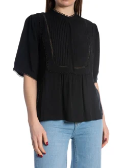 SOFT REBELS BLOUSE SRLINDA BLACK