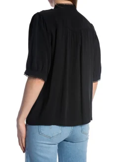 SOFT REBELS BLOUSE SRLINDA BLACK