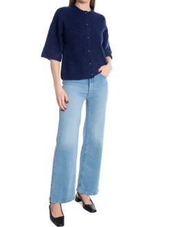 SOFT REBELS CARDIGAN SRHEMA SS CARDIGAN KNIT TOTAL ECLIPSE