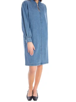 SOFT REBELS DRESS KEIRA DARK BLUE DENIM