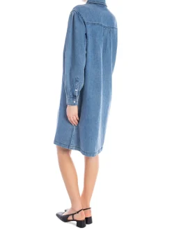 SOFT REBELS DRESS KEIRA DARK BLUE DENIM