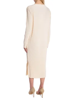 SOFT REBELS MIDI DRESS SRASIATIC WHITECAP GRAY