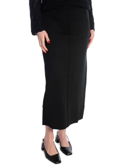 SOFT REBELS SKIRT HENRIETTA KNIT BLACK