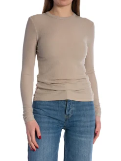 SOFT REBELS TOP FENJA FEATHER GRAY