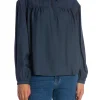 SOFT REBELS TOP SYDNEY OMBRE BLUE