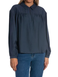 SOFT REBELS TOP SYDNEY OMBRE BLUE