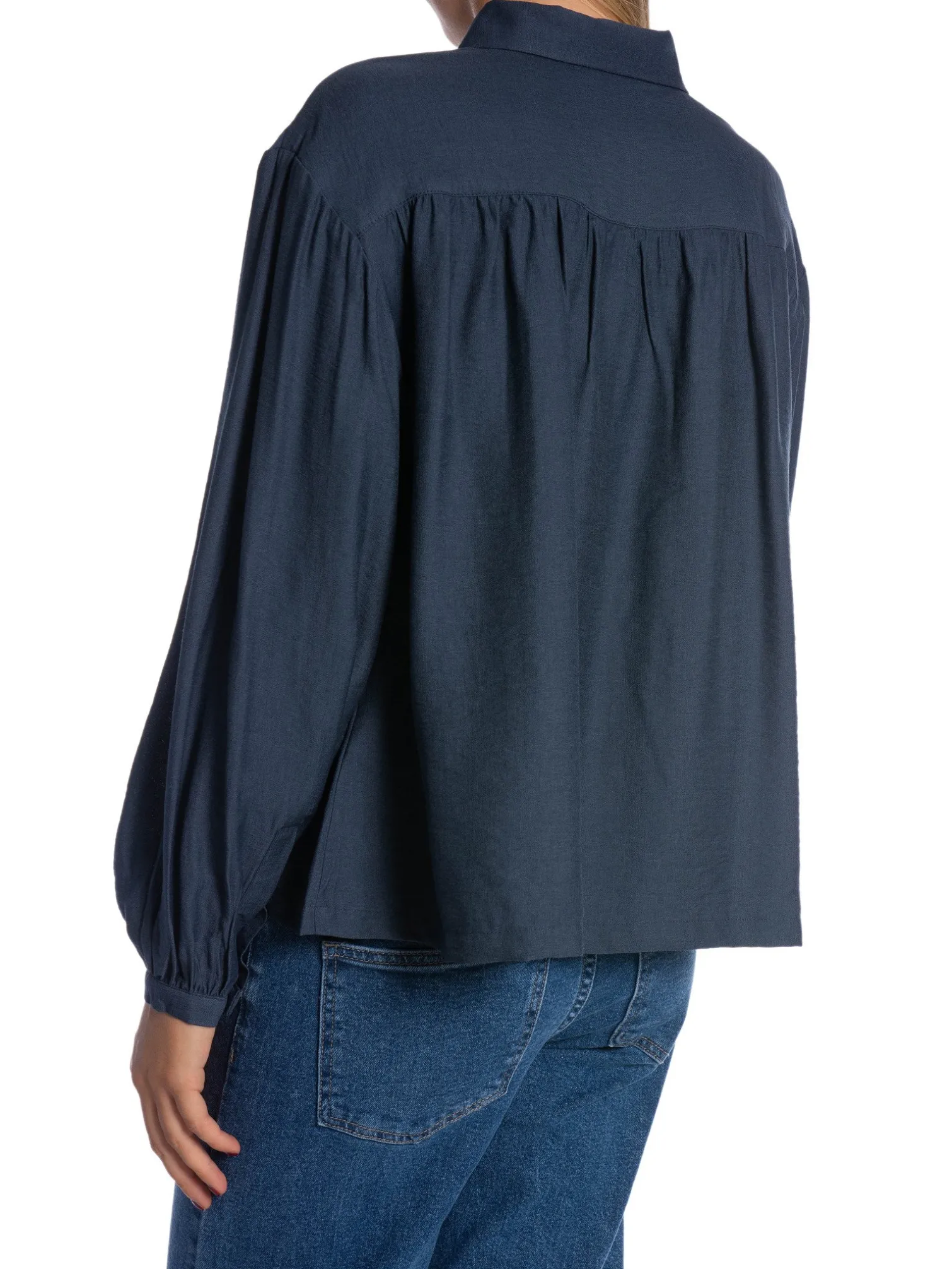 SOFT REBELS TOP SYDNEY OMBRE BLUE