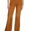 STAND SUEDE TROUSERS ENYA TAN