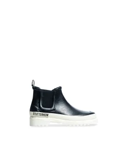 STUTTERHEIM RAINBOOTS CHELSEA RAINWALKER BLACK/WHITE