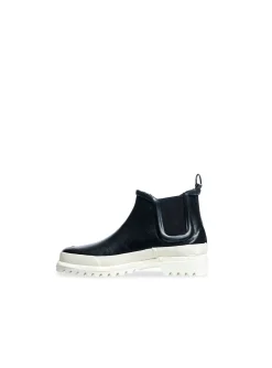 STUTTERHEIM RAINBOOTS CHELSEA RAINWALKER BLACK/WHITE